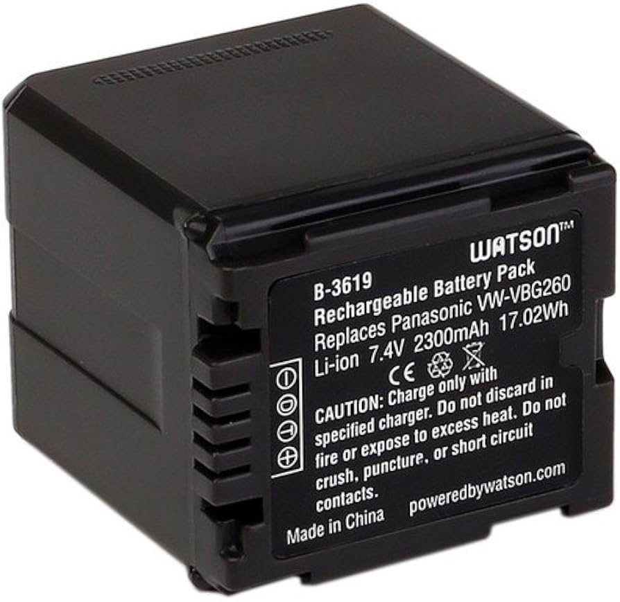 Panasonic リチウムイオンバッテリー小型・軽量タイプ VW-VBG6-K